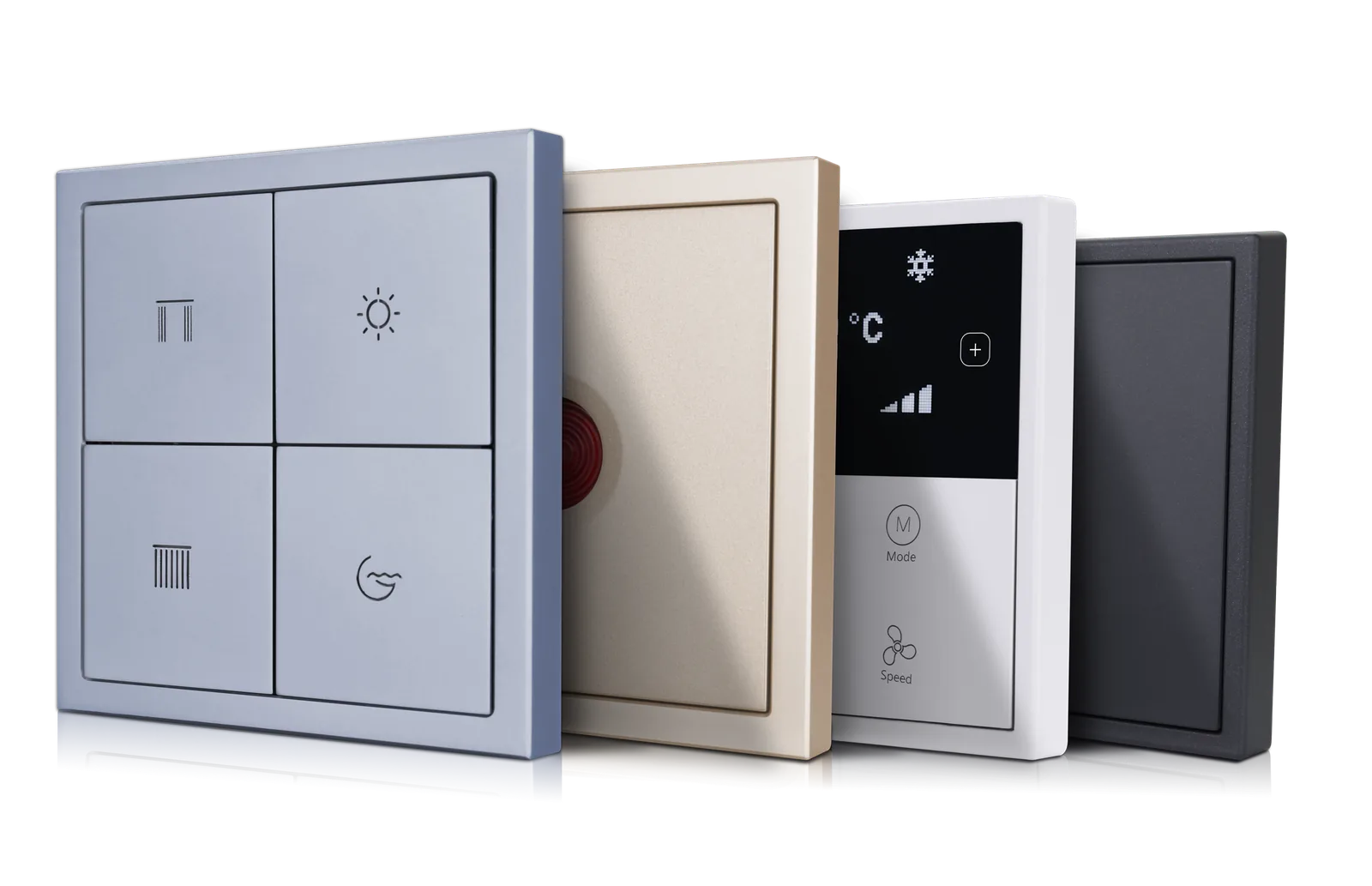 4 màu sắc Tile Series đặt cạnh nhau