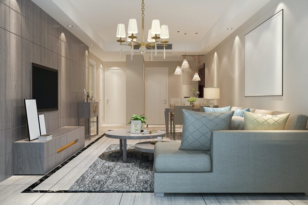 Bố trí đèn Downlight