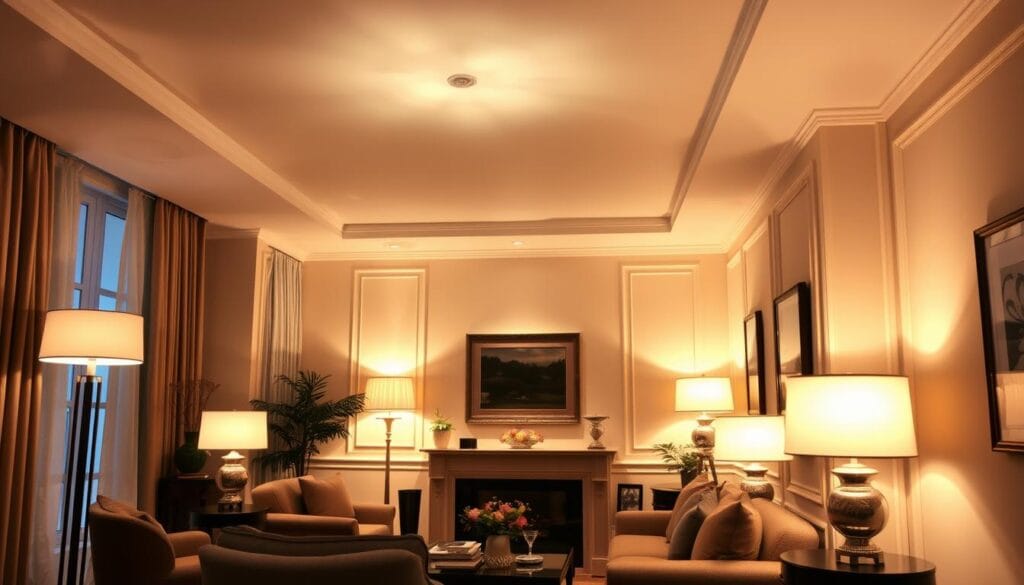 ánh sáng trong thiết kế nội thất