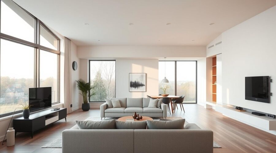 Nhà thông minh HDL – tiêu chuẩn KNX với âm thanh đa vùng