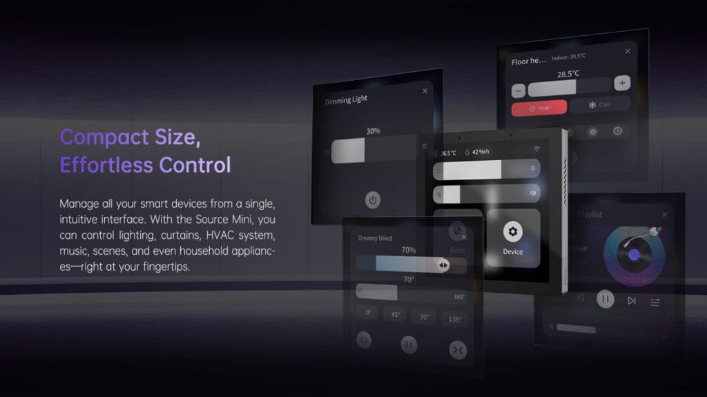 Bảng điều khiển cho nhà thông minh